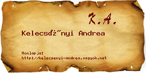 Kelecsényi Andrea névjegykártya